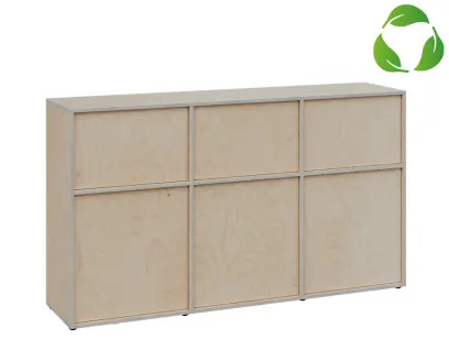 EFE D1840 dolní modul, 3-dveřová, 1000x1800x400, překližka bříza